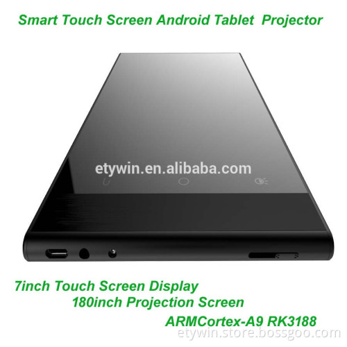 home theater system LED projector built in android 4.4 quad-core player with wifi & Bluetooth